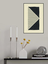 Abstract Black Set #1 Poster och Canvastavla