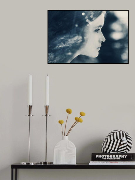 blue girl Poster och Canvastavla
