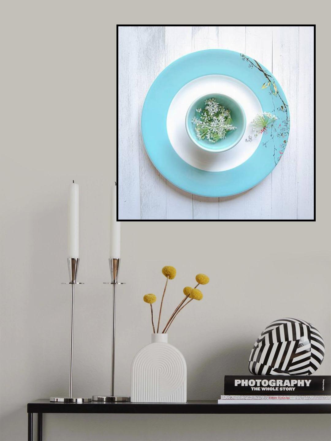 Chives Flower Poster och Canvastavla