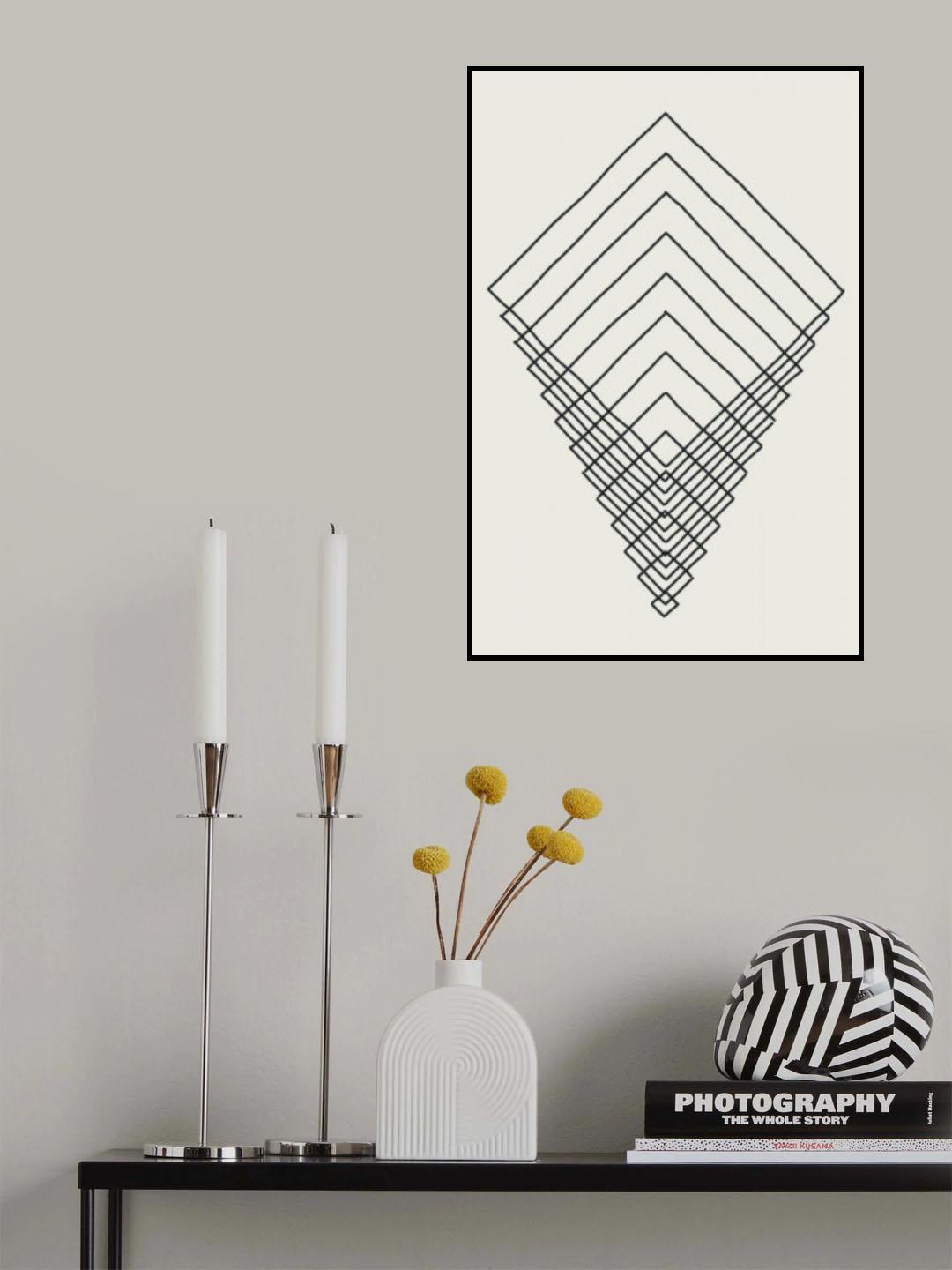 Imperfect Lines #5 Poster och Canvastavla