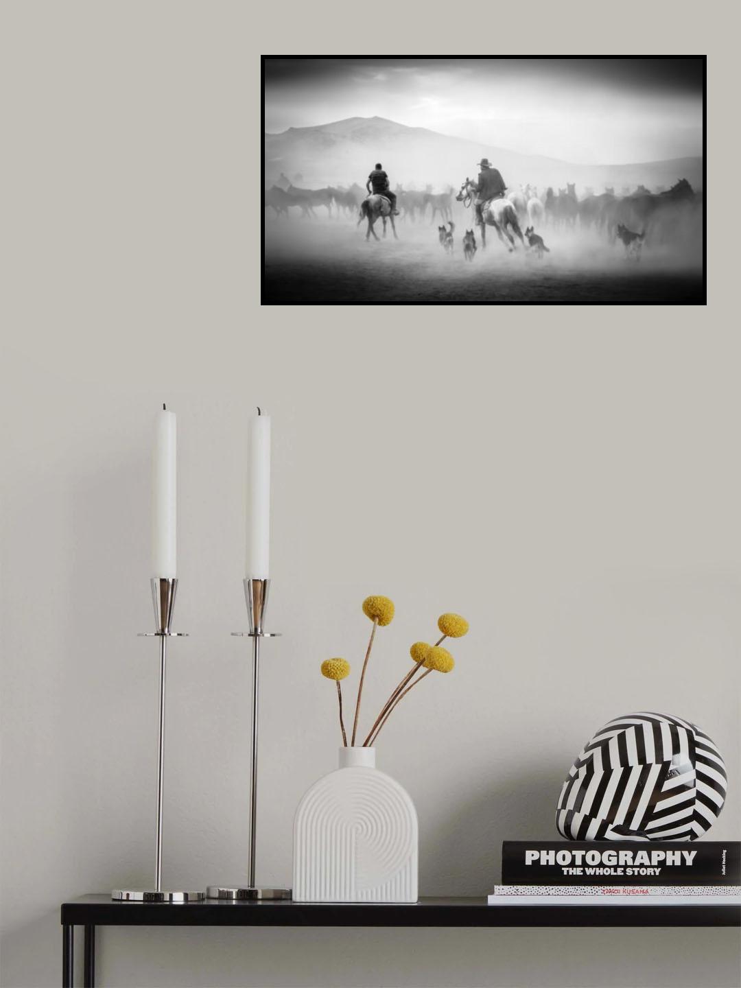 Cowboys Poster och Canvastavla