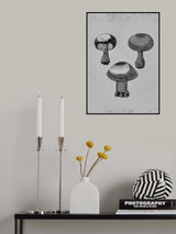 Violet Webcap Mushroom Poster och Canvastavla