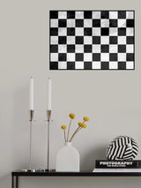 Checkerboard wall mural Poster och Canvastavla