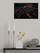 Lava Abstract Poster och Canvastavla