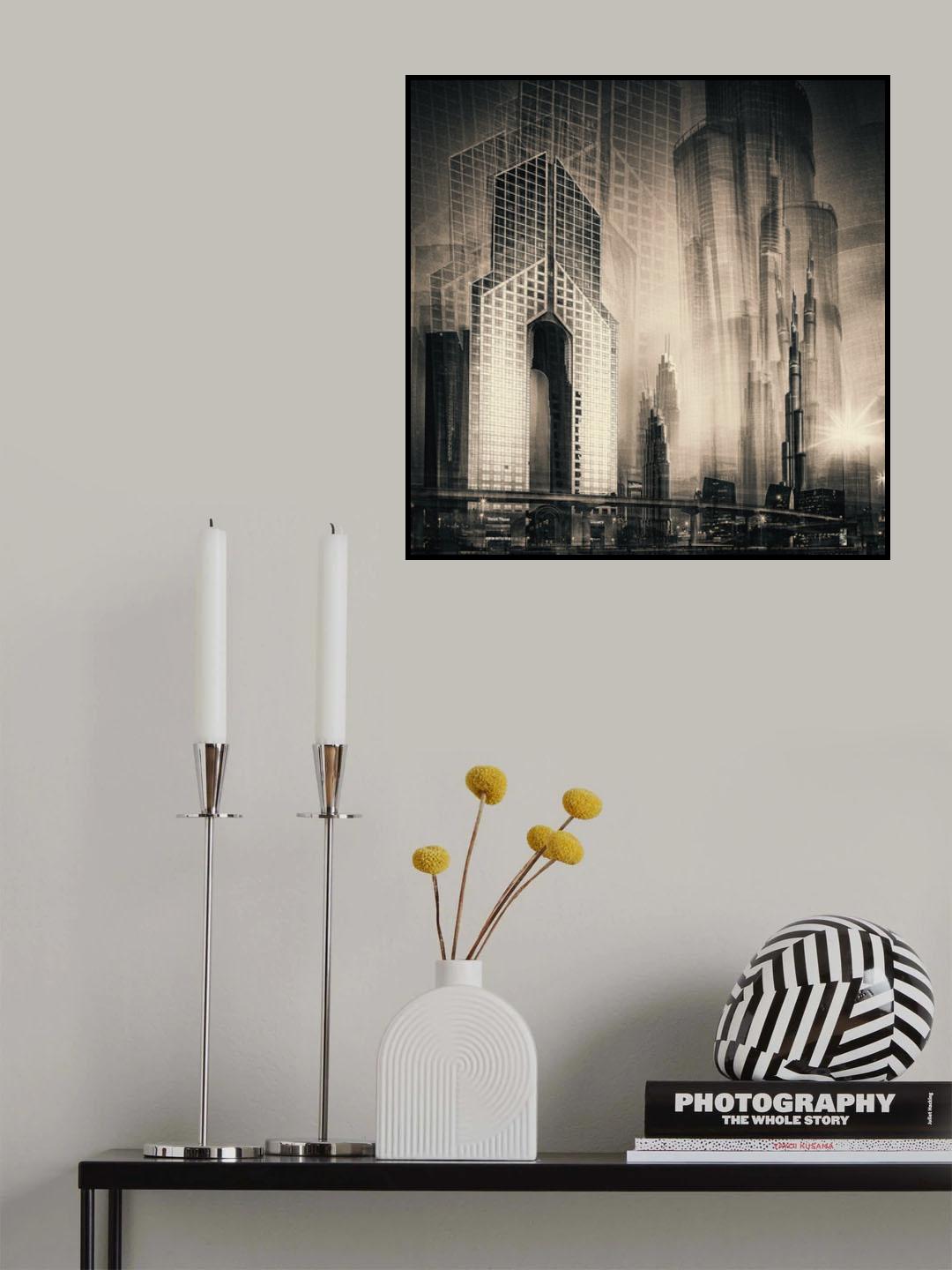 Megacity Poster och Canvastavla