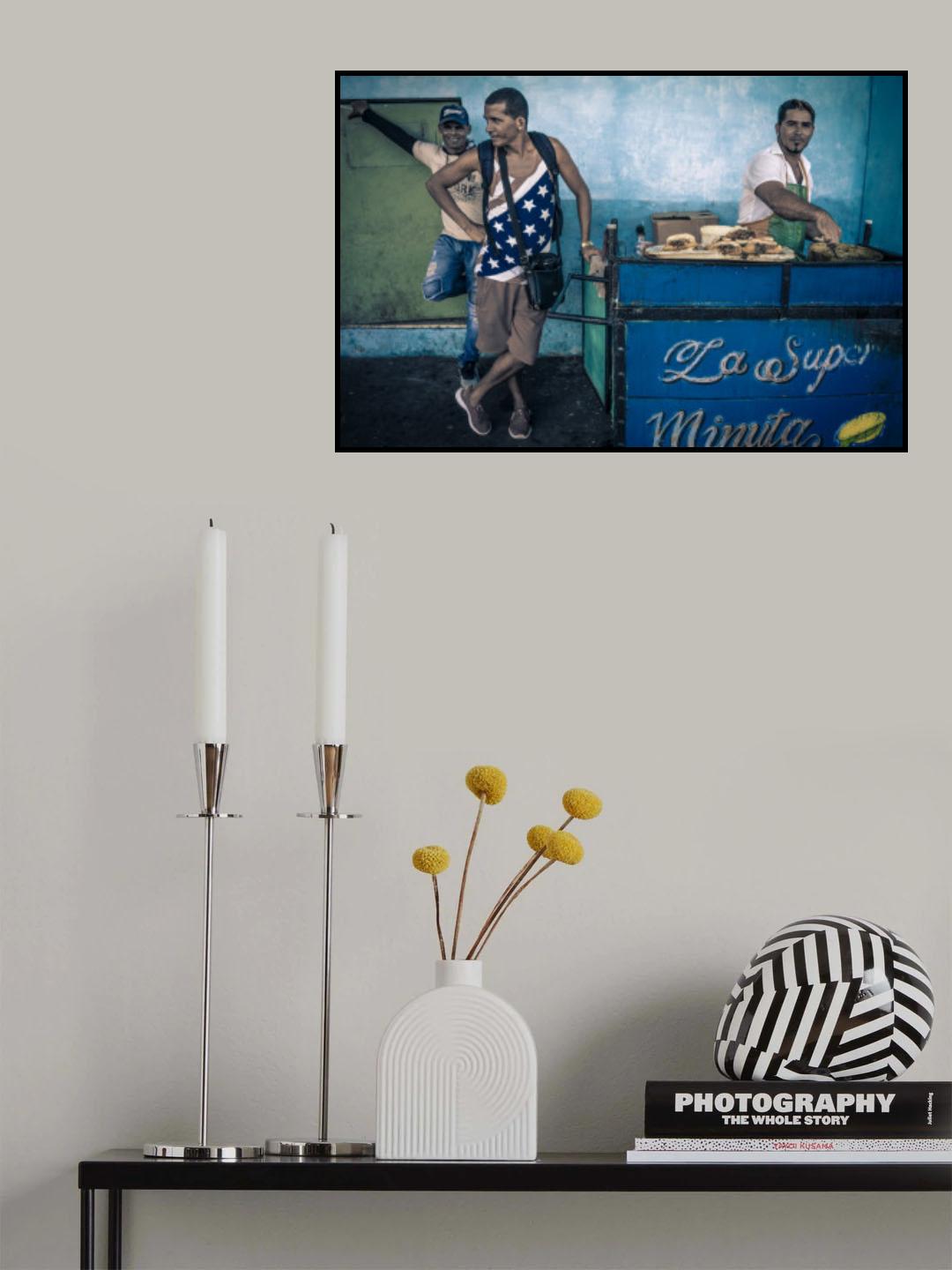 Street food Poster och Canvastavla