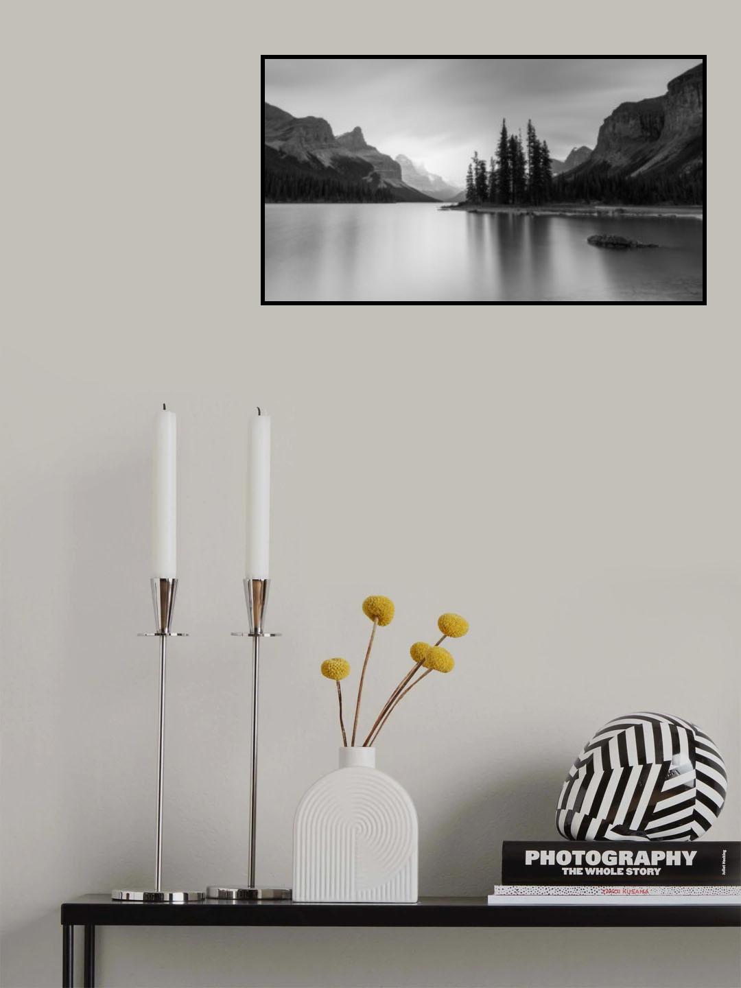 Maligne Lake Poster och Canvastavla