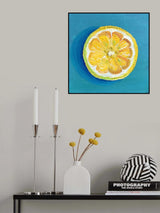 Lemon Slice Poster och Canvastavla