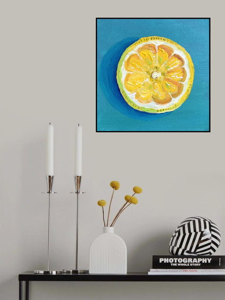 Lemon Slice Poster och Canvastavla