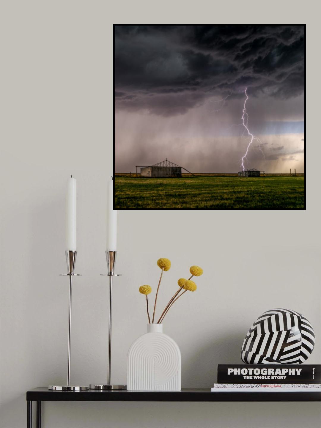 Kansas Power and Lightning Poster och Canvastavla
