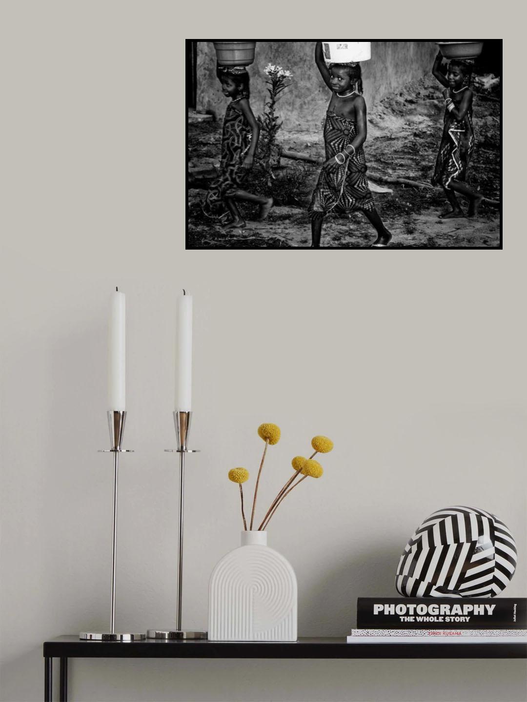 Back home with the water - Benin Poster och Canvastavla