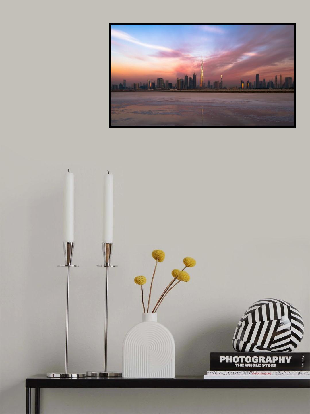 Dubai Skyline Poster och Canvastavla