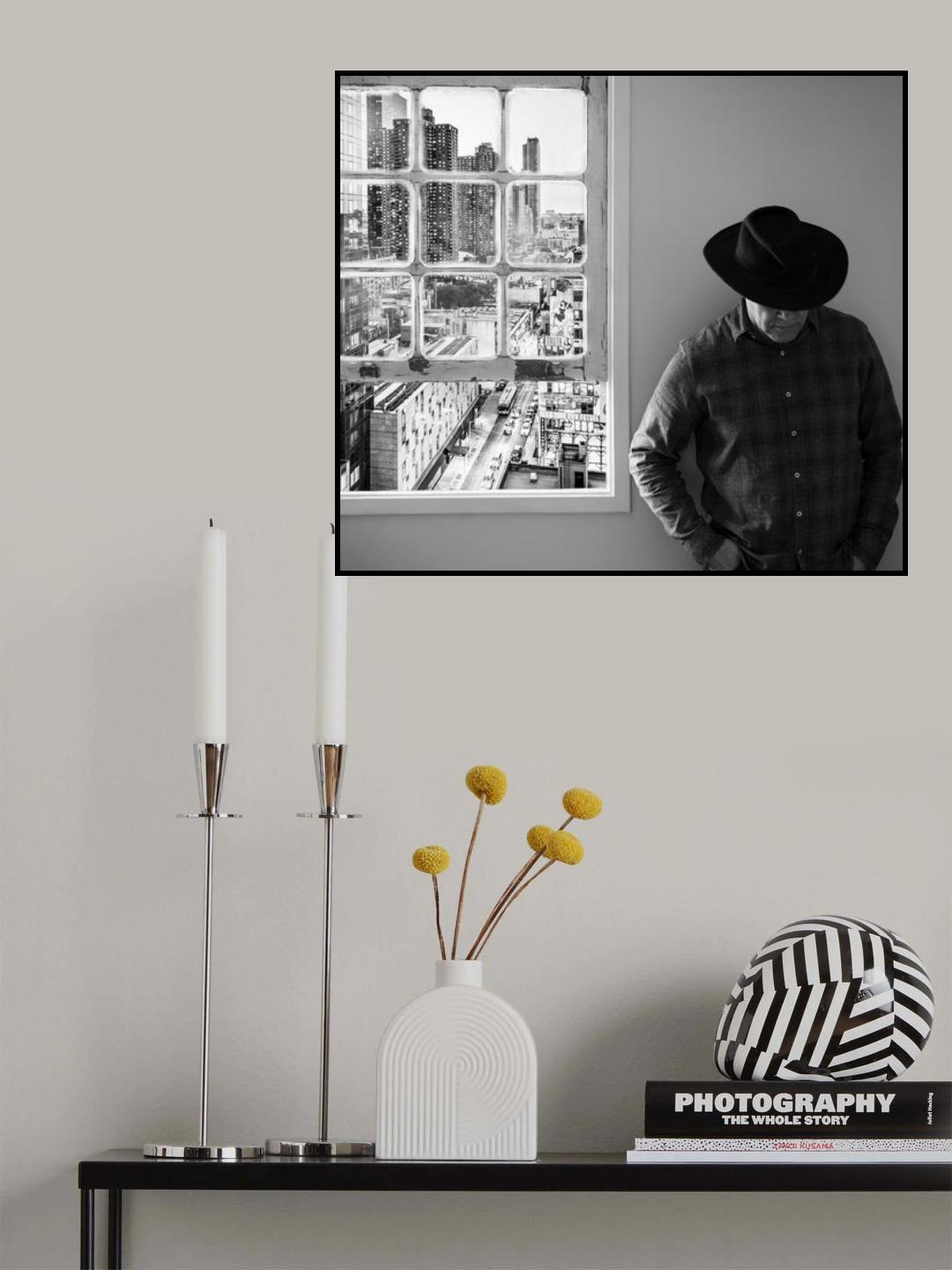 Man at the window Poster och Canvastavla