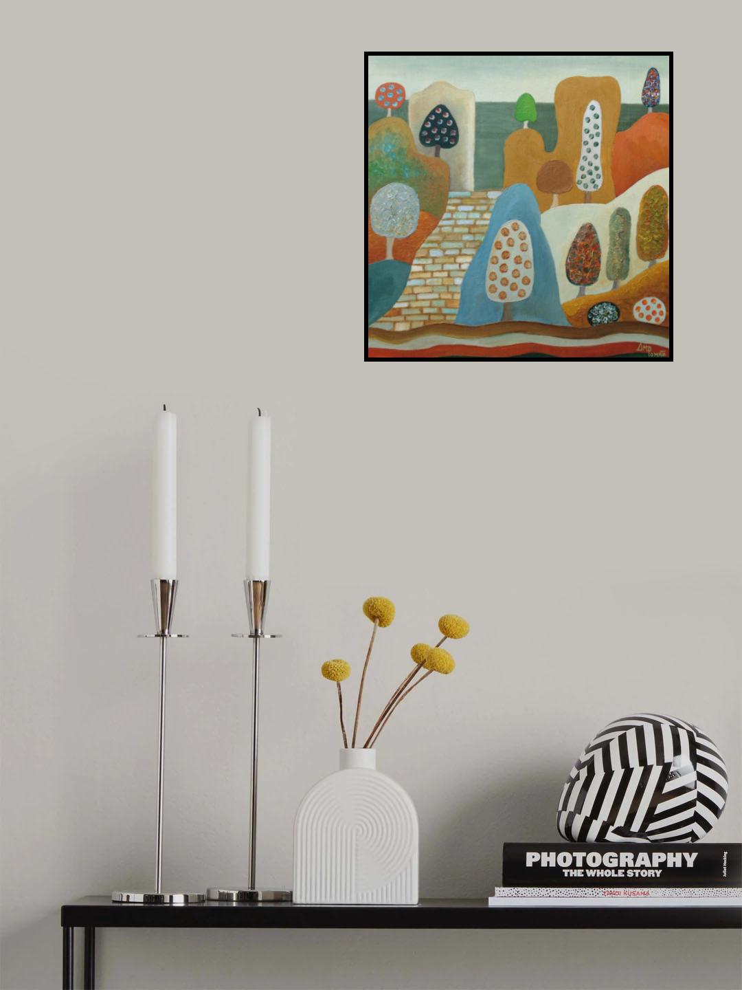 Follow the Brick Road Poster och Canvastavla
