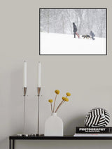 Going to Tobogganing Poster och Canvastavla