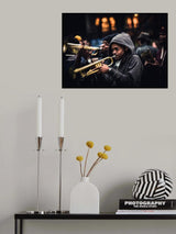 Jazz in the street of New Orleans' Poster och Canvastavla