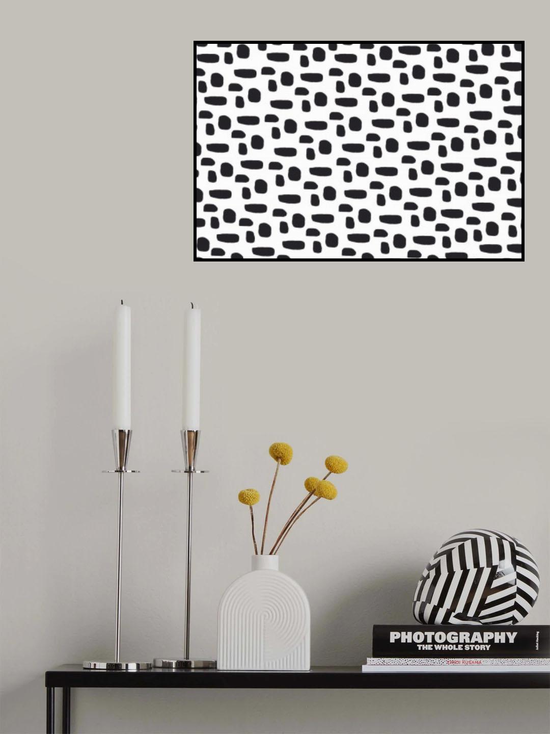 Floating Shapes Poster och Canvastavla