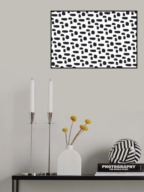 Floating Shapes Poster och Canvastavla