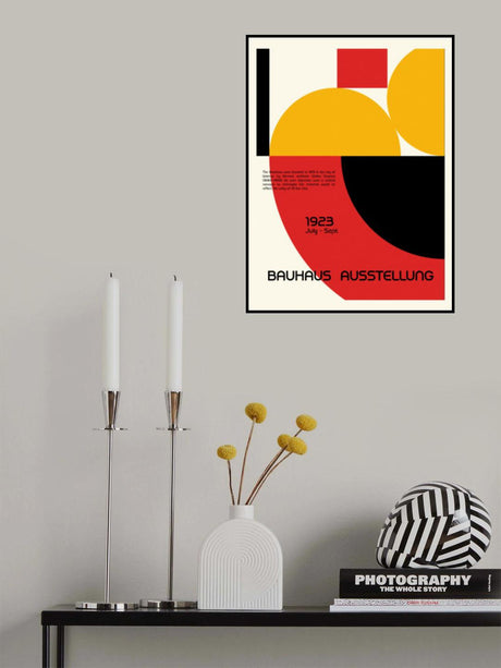 Bauhaus Ausstellung Poster och Canvastavla