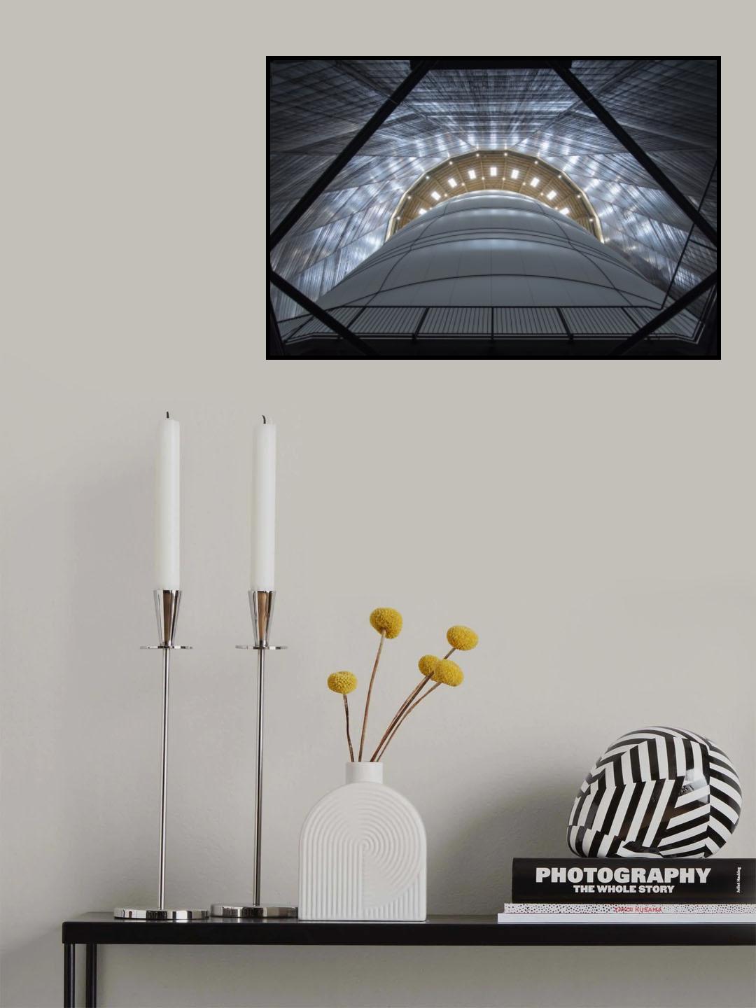 Gasometer balloon Poster och Canvastavla