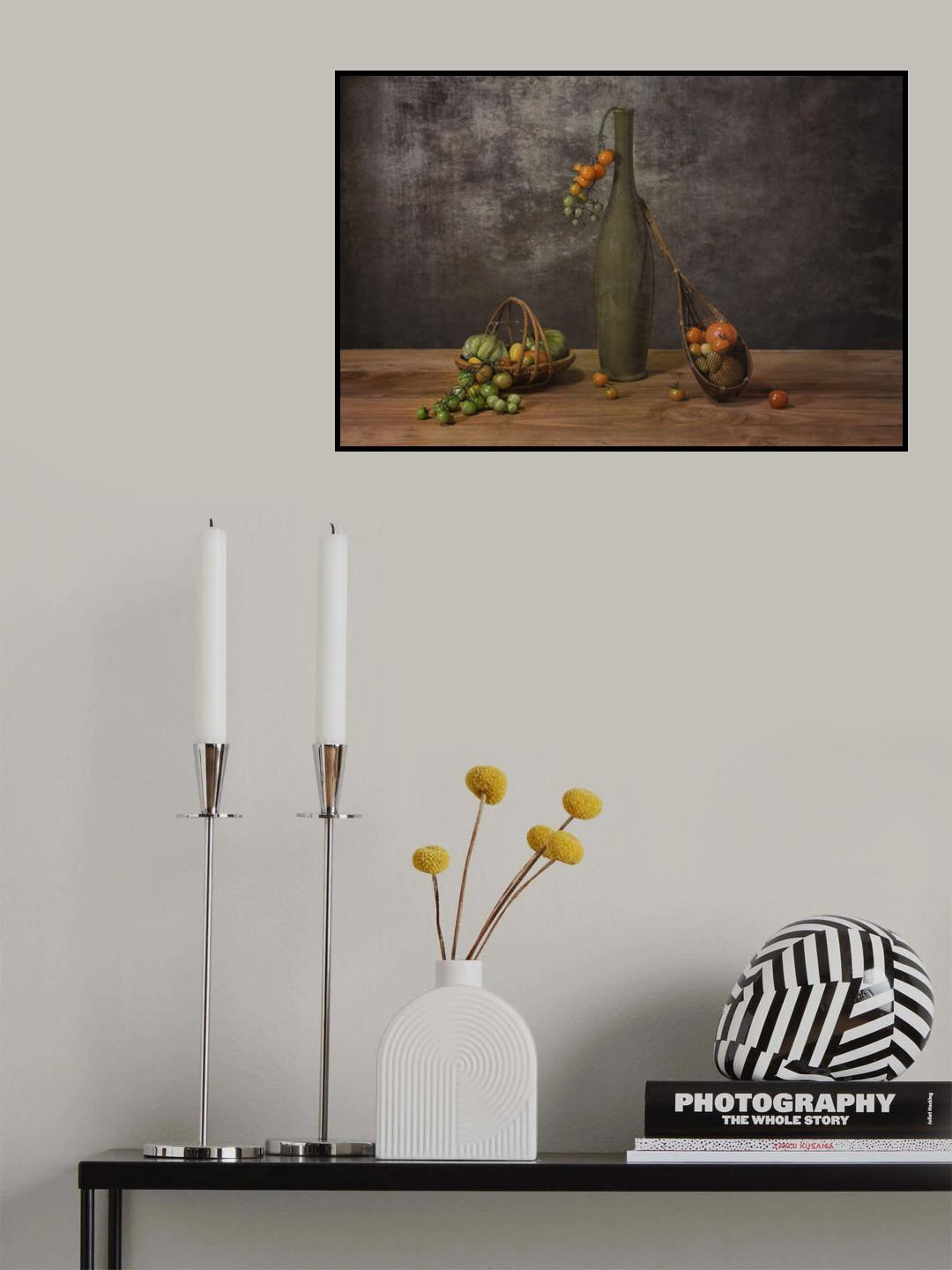 Still Life with Tomatos Poster och Canvastavla
