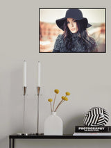 Elegant woman Poster och Canvastavla