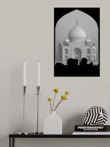 First sight of the Taj Mahal Poster och Canvastavla