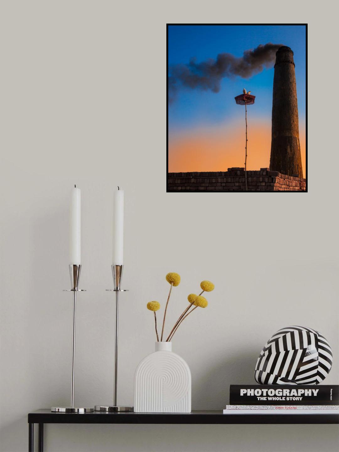 Pollution Poster och Canvastavla