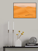 Camels caravan in Sahara Poster och Canvastavla