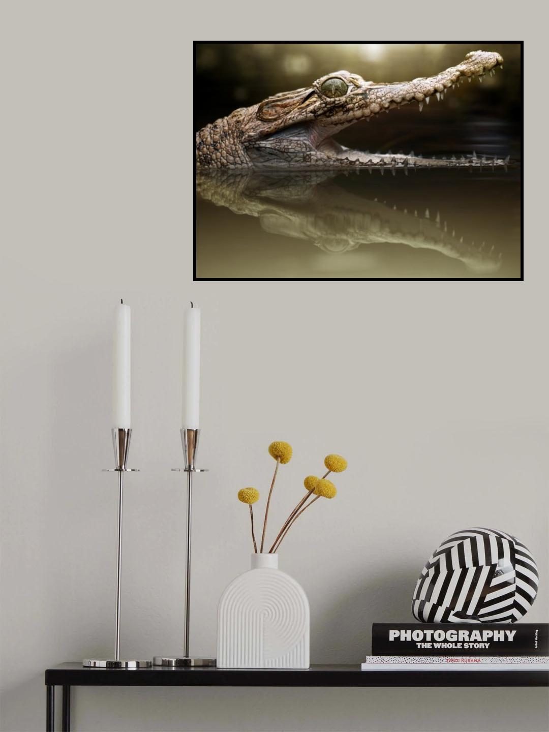 Croc Poster och Canvastavla
