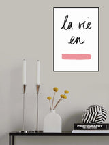 La Vie En Rose Poster och Canvastavla