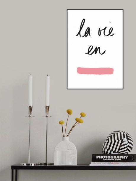 La Vie En Rose Poster och Canvastavla