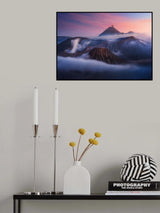 Bromo vs Semeru. Poster och Canvastavla
