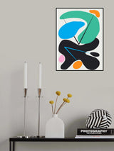 Abstract Organic Shapes Poster och Canvastavla