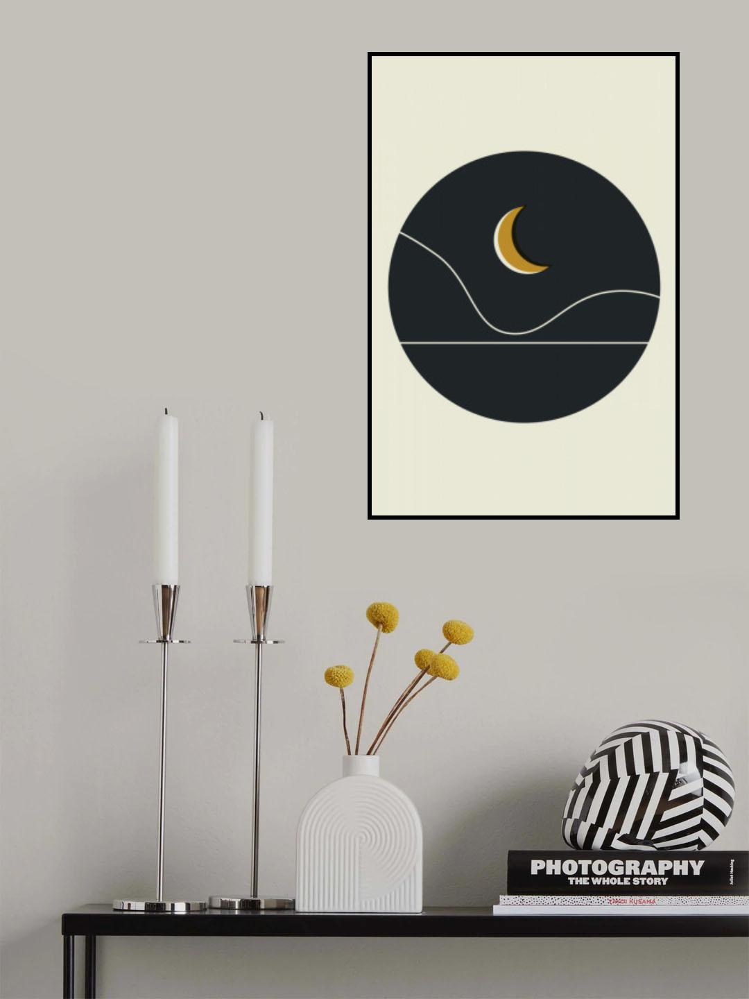 Minimal Mountains Series #1 Poster och Canvastavla