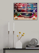 Football player sport art Poster och Canvastavla