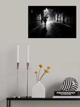 Rainly Night Poster och Canvastavla