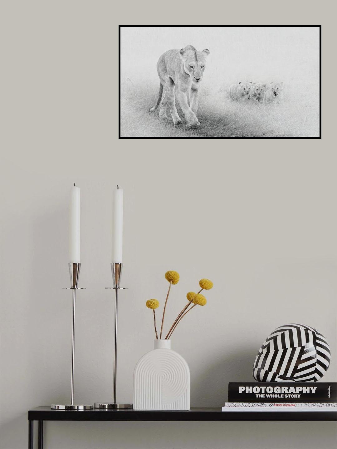 Walk in the rain ... Poster och Canvastavla
