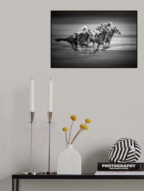Horse Race Poster och Canvastavla