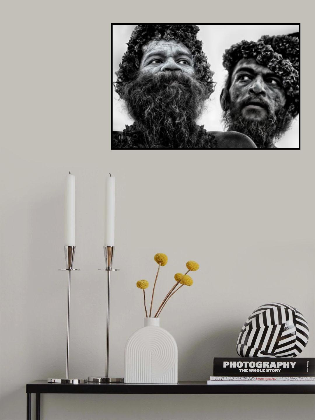 Two Sadhus Poster och Canvastavla