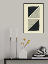 Abstract Black Set #4 Poster och Canvastavla