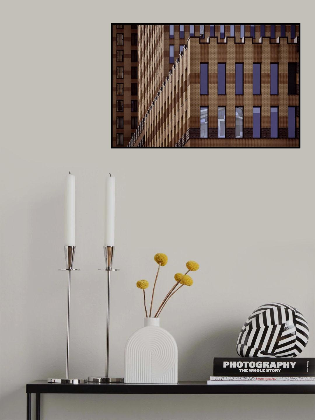 Notched facade Poster och Canvastavla
