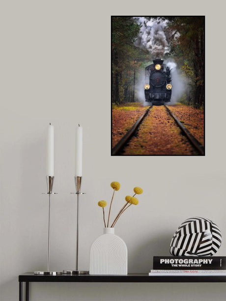 Through the autumn forest Poster och Canvastavla