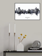 Benidorm Spain Skyline Poster och Canvastavla