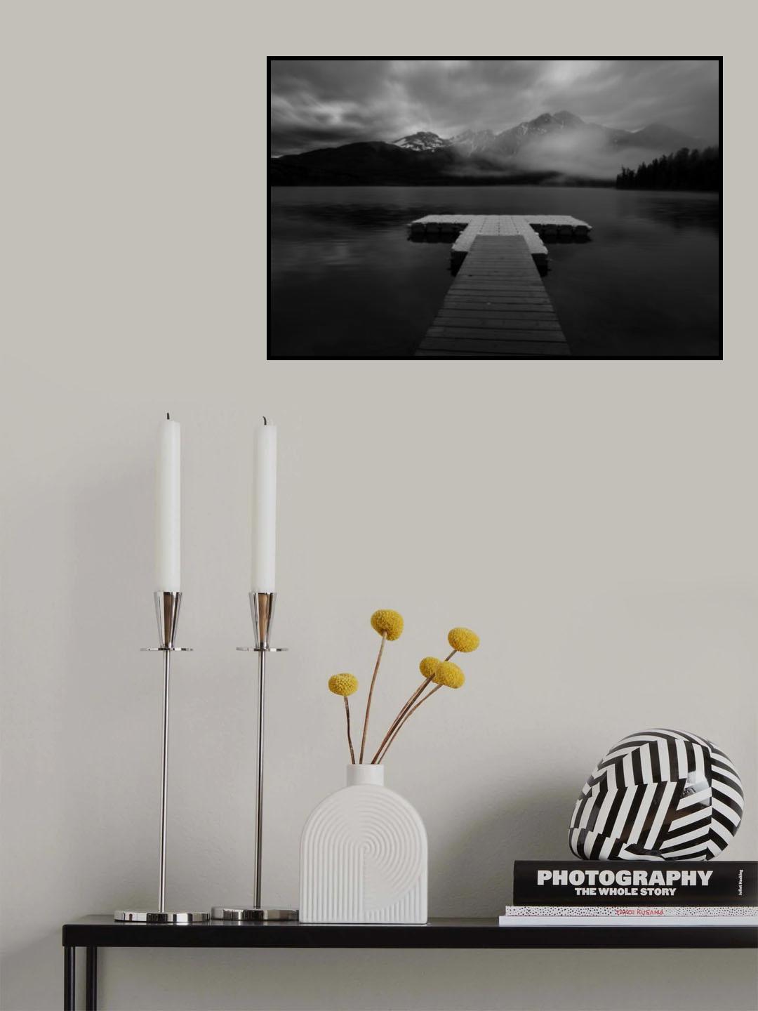 Foggy Morning Jasper Poster och Canvastavla