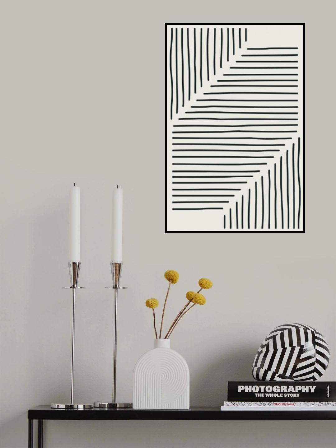 Minimal Line Design #5 Poster och Canvastavla