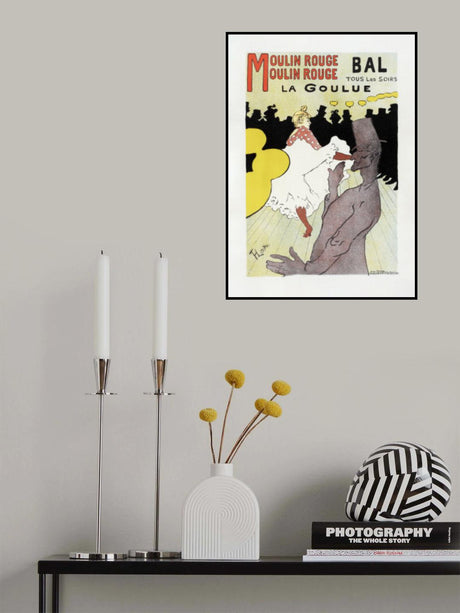 Affiche Pour Le Moulin Rouge la Goulue (1898 Poster och Canvastavla