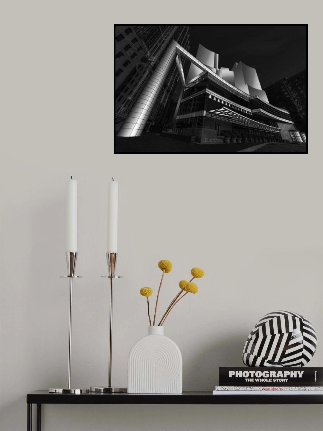 Building &amp; curtain wall tower Poster och Canvastavla