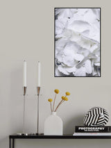Lovely Wings - White Hydrangea Poster och Canvastavla