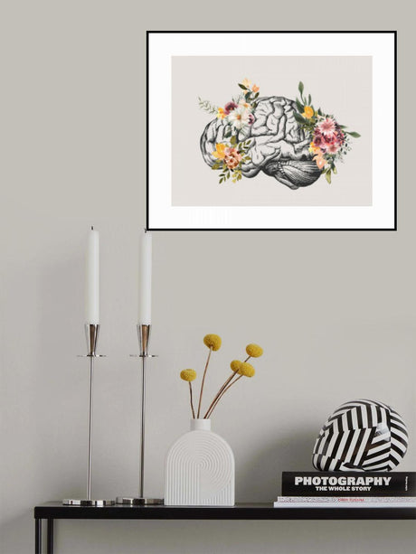 Brain Bloom Poster och Canvastavla